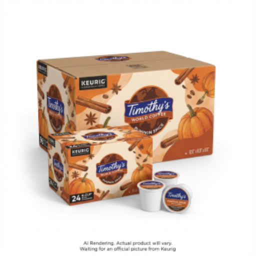 Timothy'S® Coffee Single Serve - Timy Kc Rs Pumpkin Spice M-R N 24Ct Sl