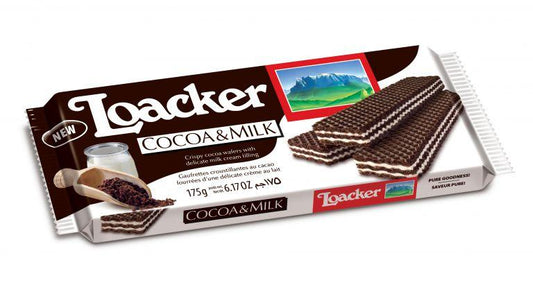 LoackerCocoa & Milk Wafers 175g