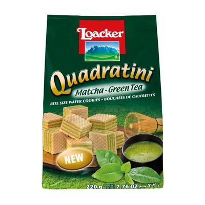 Loacker Quadritini Matcha Green Tea 220g 6pk