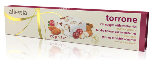 Allessia Torrone Soft Cranberry 150g