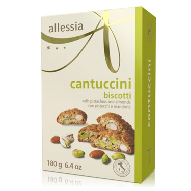 Allessia Cantuccini Biscotti With Pistachio and Almonds-180g