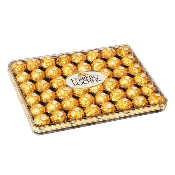 Ferrero Rocher Fine Hazelnut Milk Chocolate Pralines, 600 g