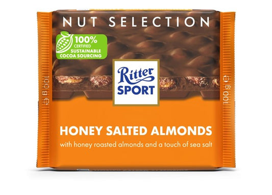 Ritter Sports Honey Sea-Salt Almonds 100g