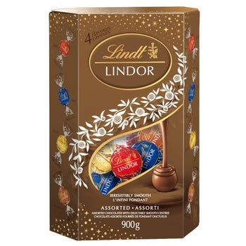 Lindt Lindor Assorted Chocolate Truffles, Value Pack, 900g