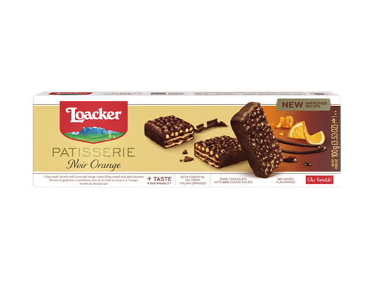 Loacker Patisserie Noir Orange-100g