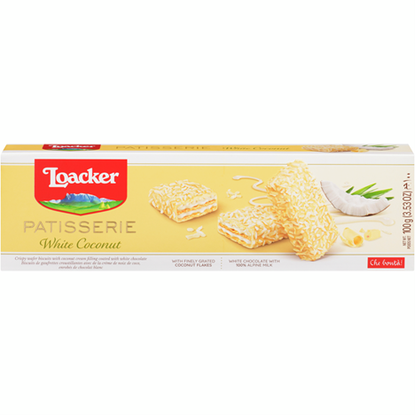 Loacker Patisserie  White Coconut-100g
