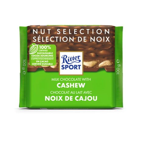 Ritter Sports Milk Cashew 100g