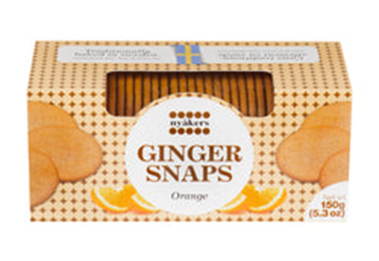 Nyakers Orange Ginger Snaps-150g