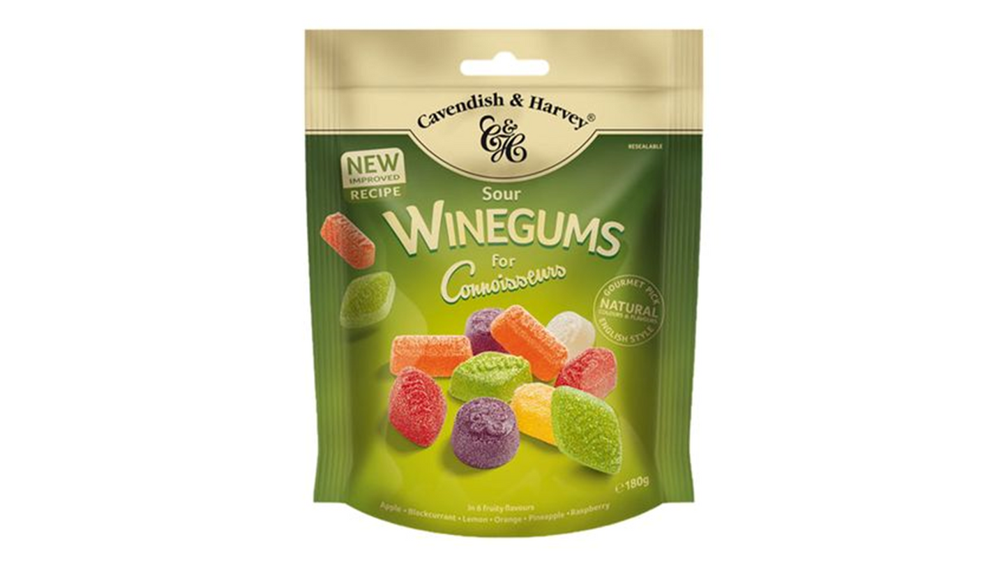 Cavendish & Harvey Sour Winegums 180g