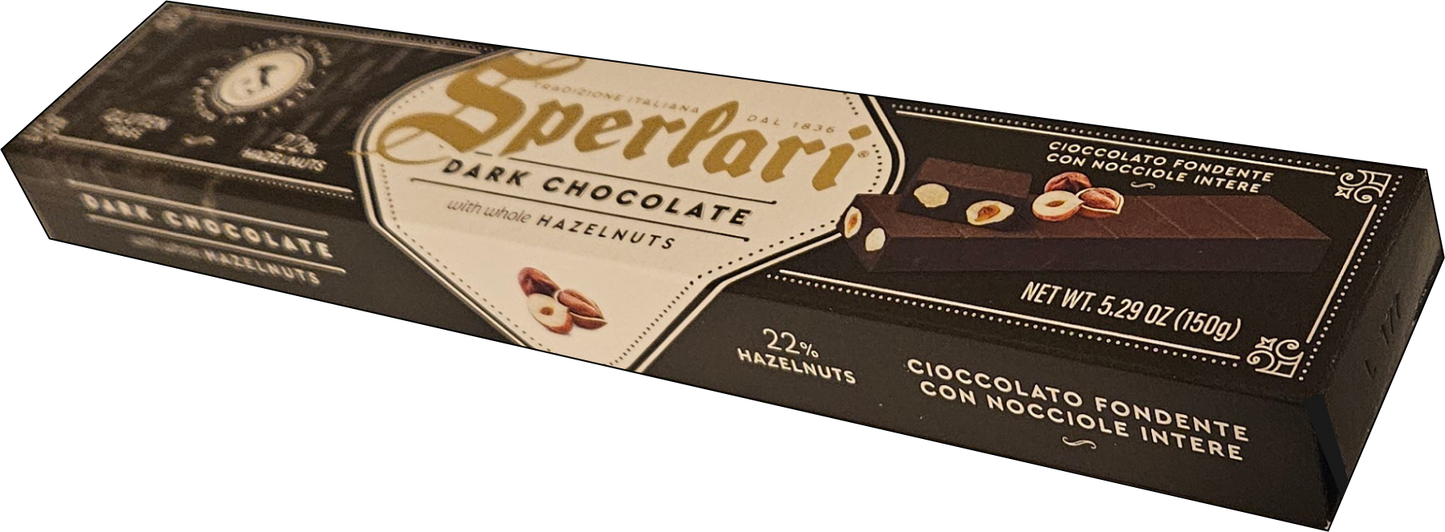 Sperlari Dark Chocolate With Hazelnuts 150g