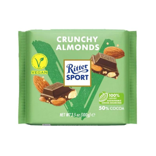 Ritter Sports Crunchy Almonds Vegan 100g