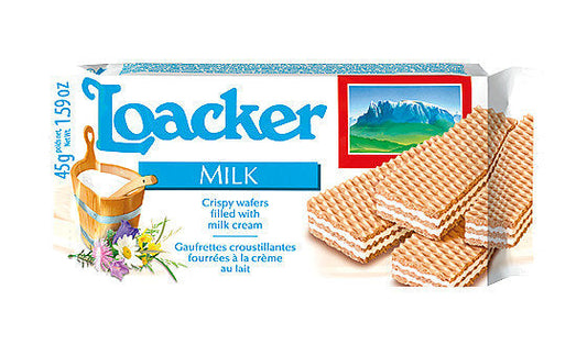 Loacker Milk Wafers 45g