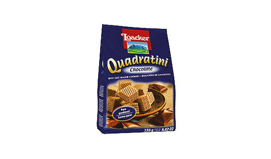 Loacker Quadritini Chocolate 250g 6pk