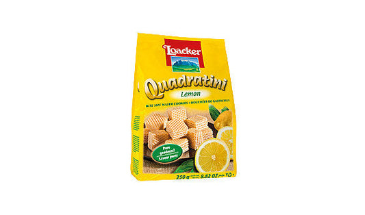 Loacker Quadritini Lemon 250g 6pk