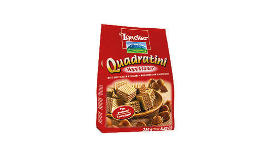 Loacker Quadritini Hazelnut 250g 6pk