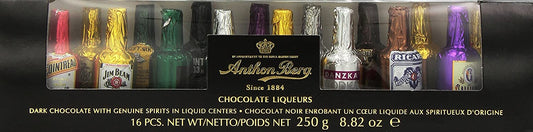 Anthon Berg Chocolate Liqueurs Gift Tube 16 pc 250g