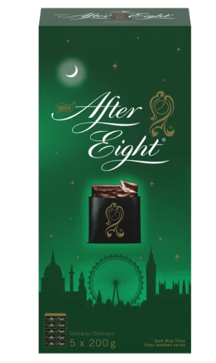 Nestlé After Eight Dark Mint Thins, 200g