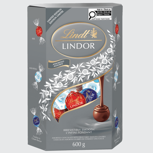Lindt Lindor Assorted Chocolate Truffles, Limited Edition, 600g