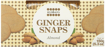 Nyakers Almond Ginger Snaps-150g