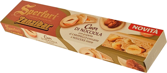 Sperlarli Cuor Di  Nocciola (White Chocoate with Hazelnuts and Caramel Chips) 200g