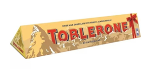 Toblerone Swiss Milk Chocolate With Honey And Almond Nougat, 750g